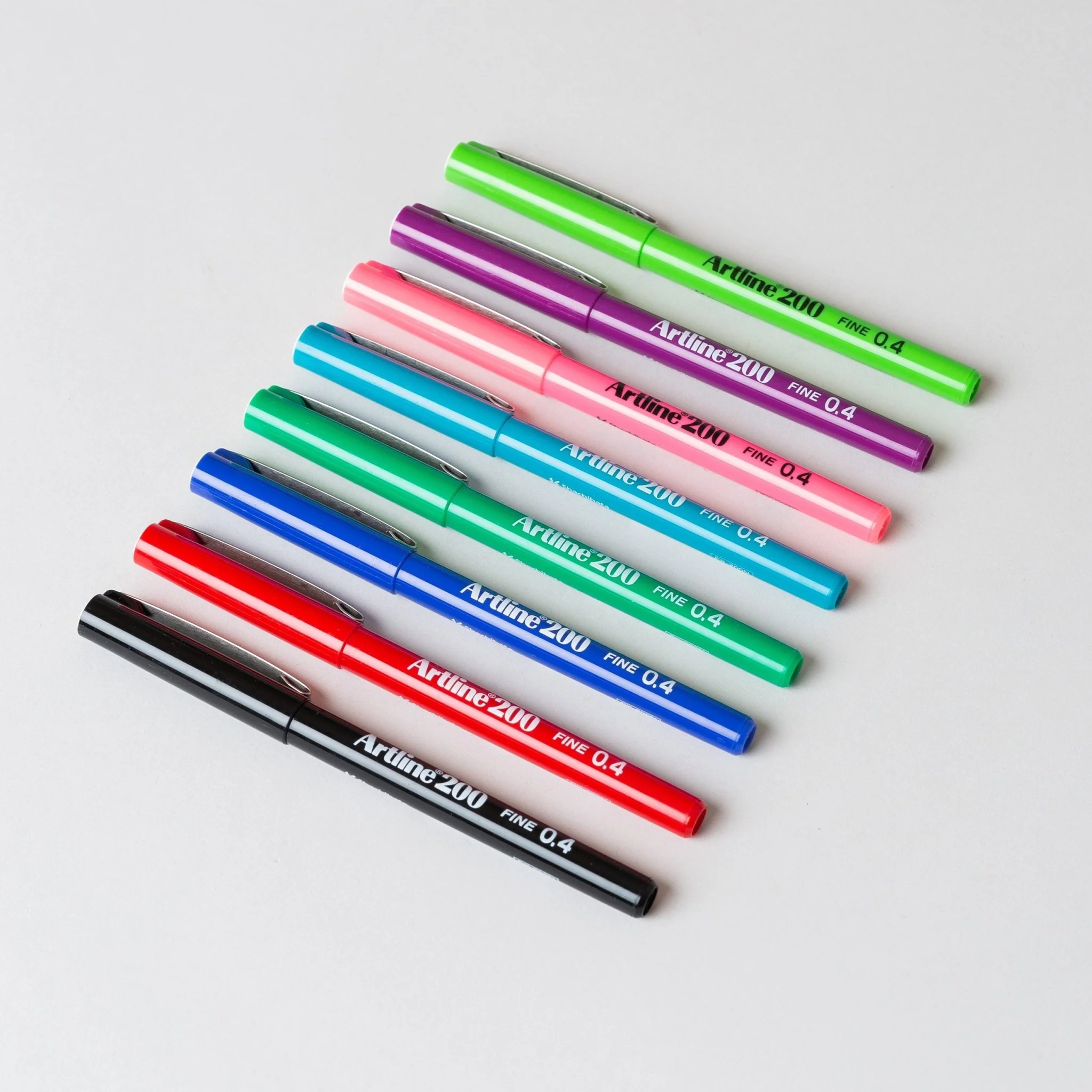 Artline Fineliner 200, 0.4mm (sett med 8 farger) - Image 3