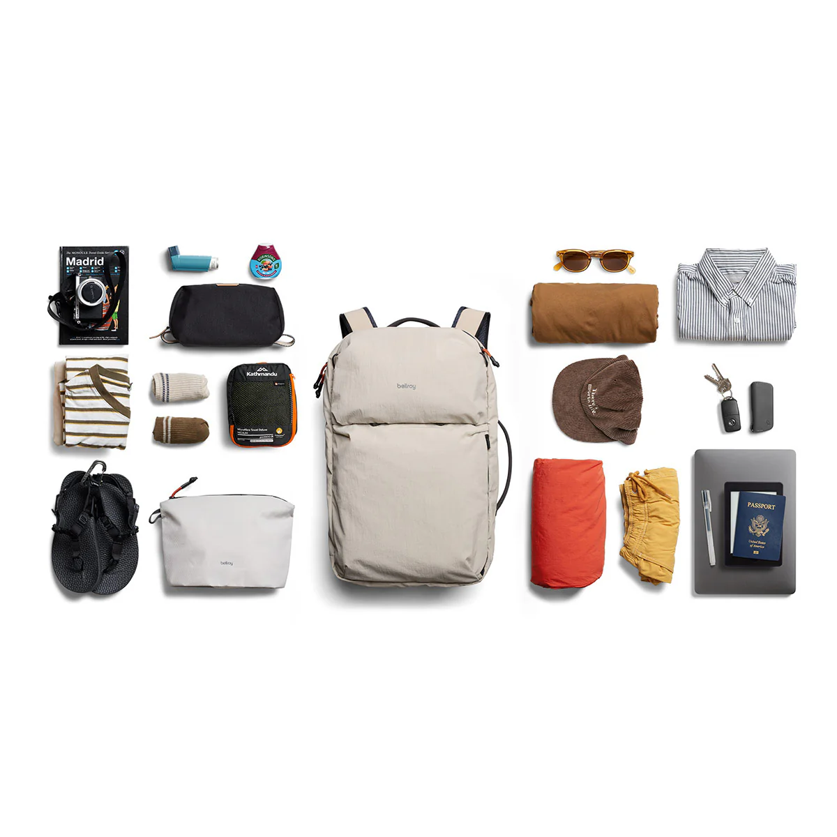 Bellroy Lite Travel Pack 38L, Ash - Image 13