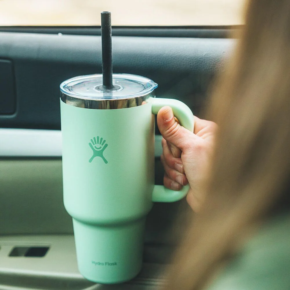 Hydro Flask Travel Tumbler Clear Lid 24 oz (710 ml), Trillium - Image 2