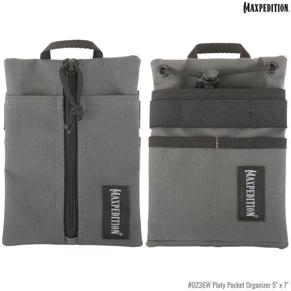 Maxpedition Platy Pocket Organizer 5" x 7", Wolf Gray - Image 8