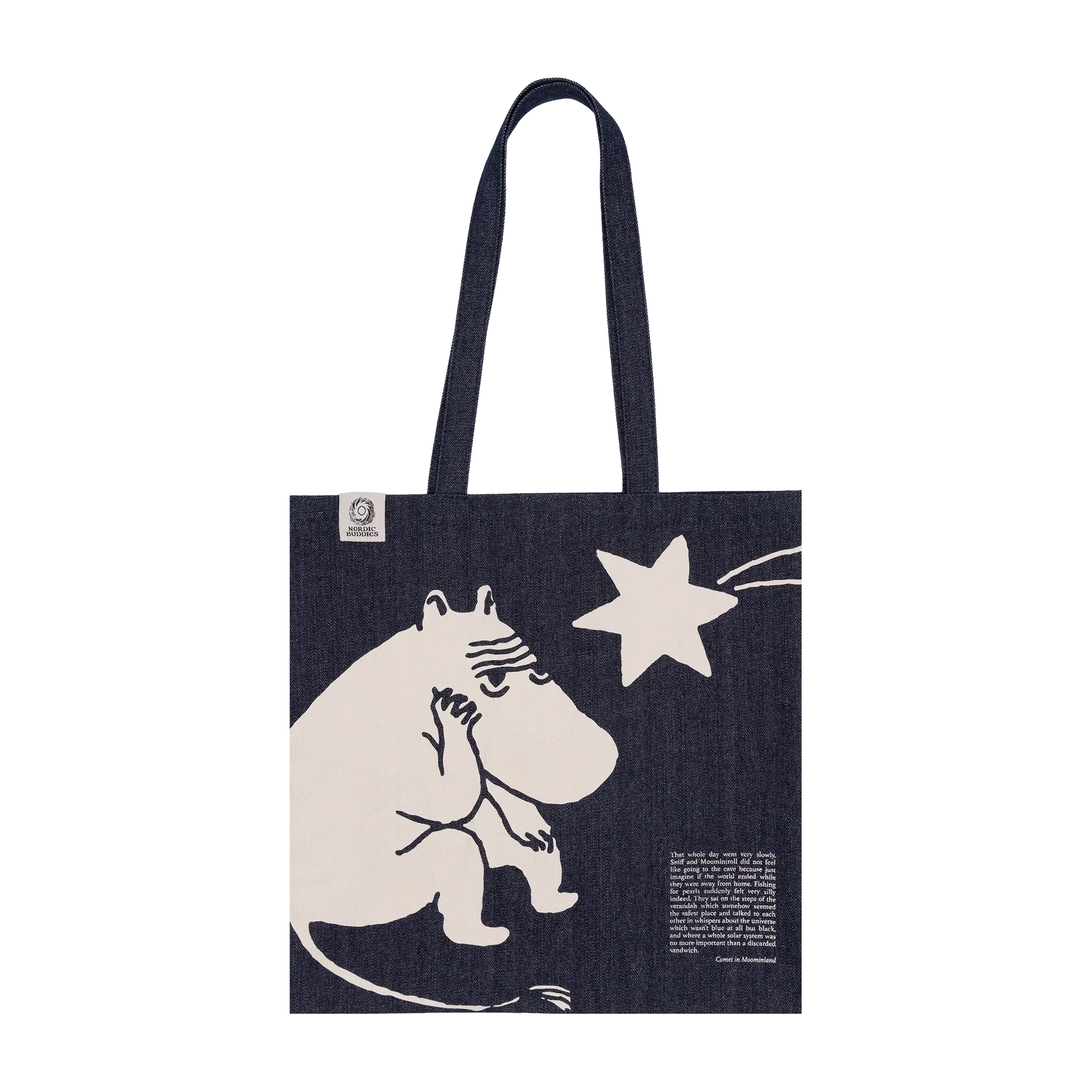 Nordicbuddies Moomin Novels Denim Bag