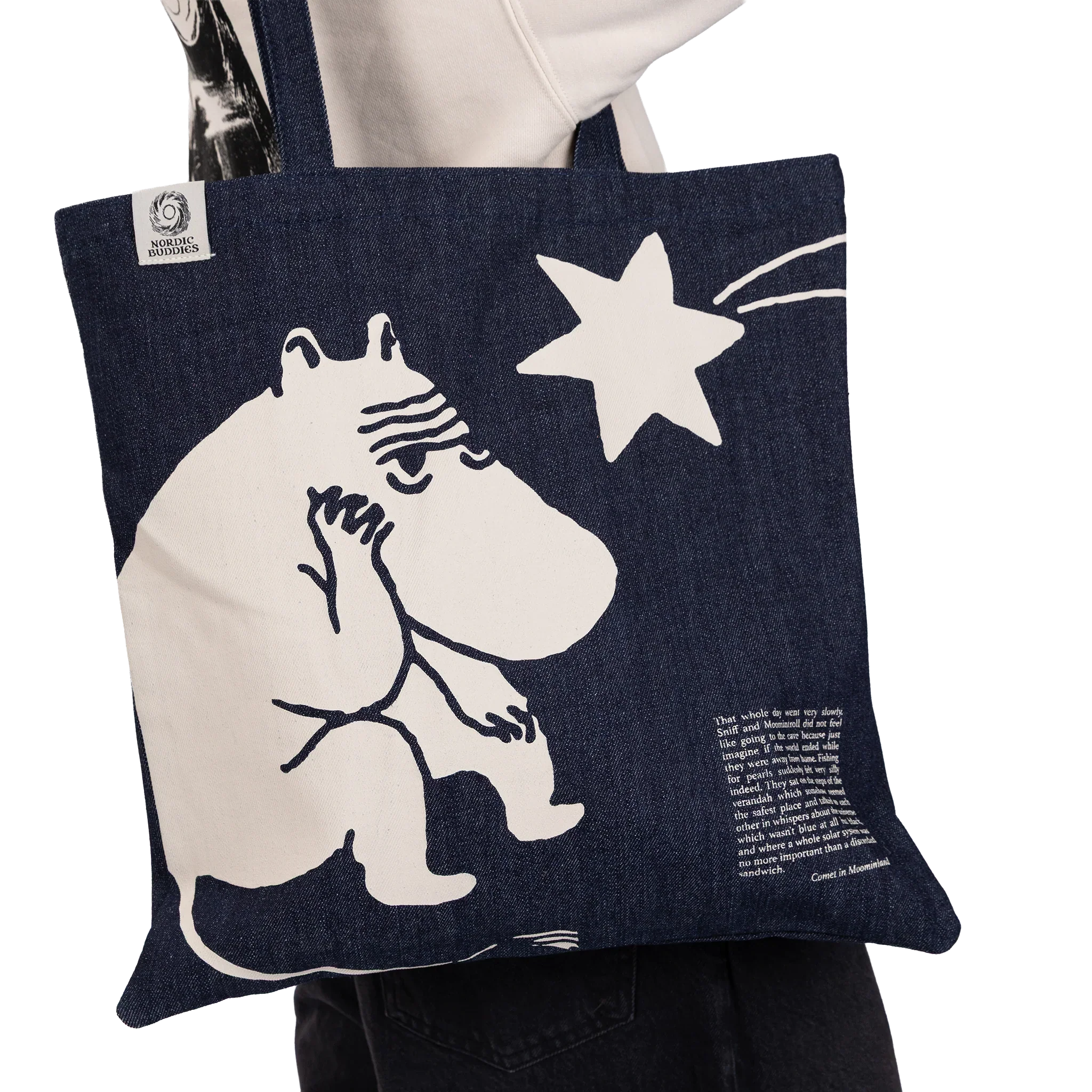 Nordicbuddies Moomin Novels Denim Bag - Image 2