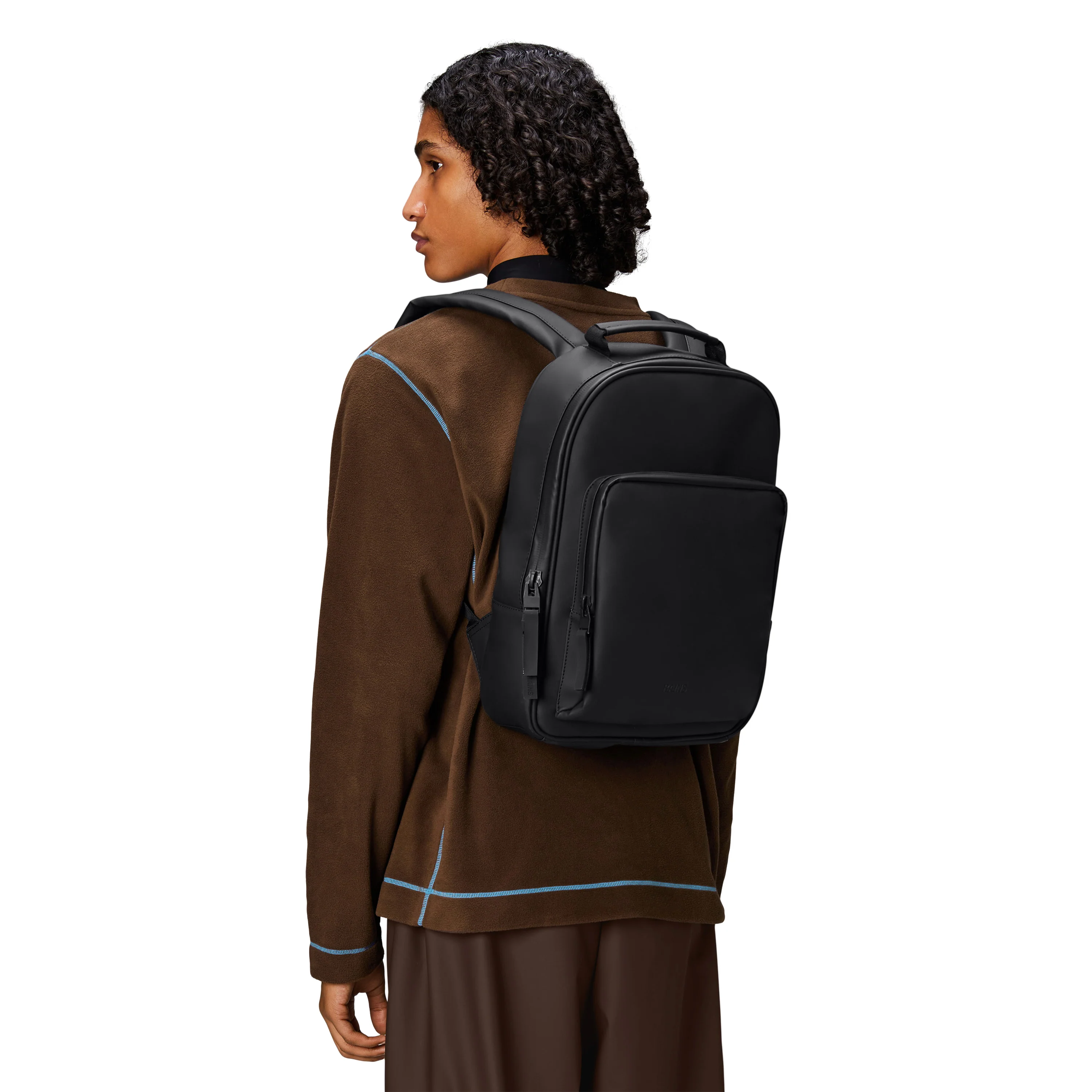 Rains Book Daypack, Black - Image 2