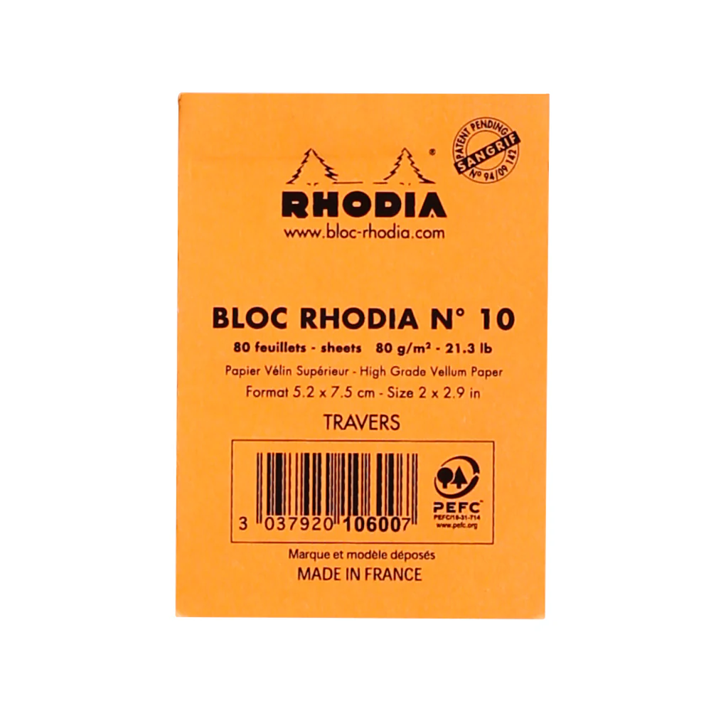Rhodia Head Stapled Pad No.10, Lined - Image 5