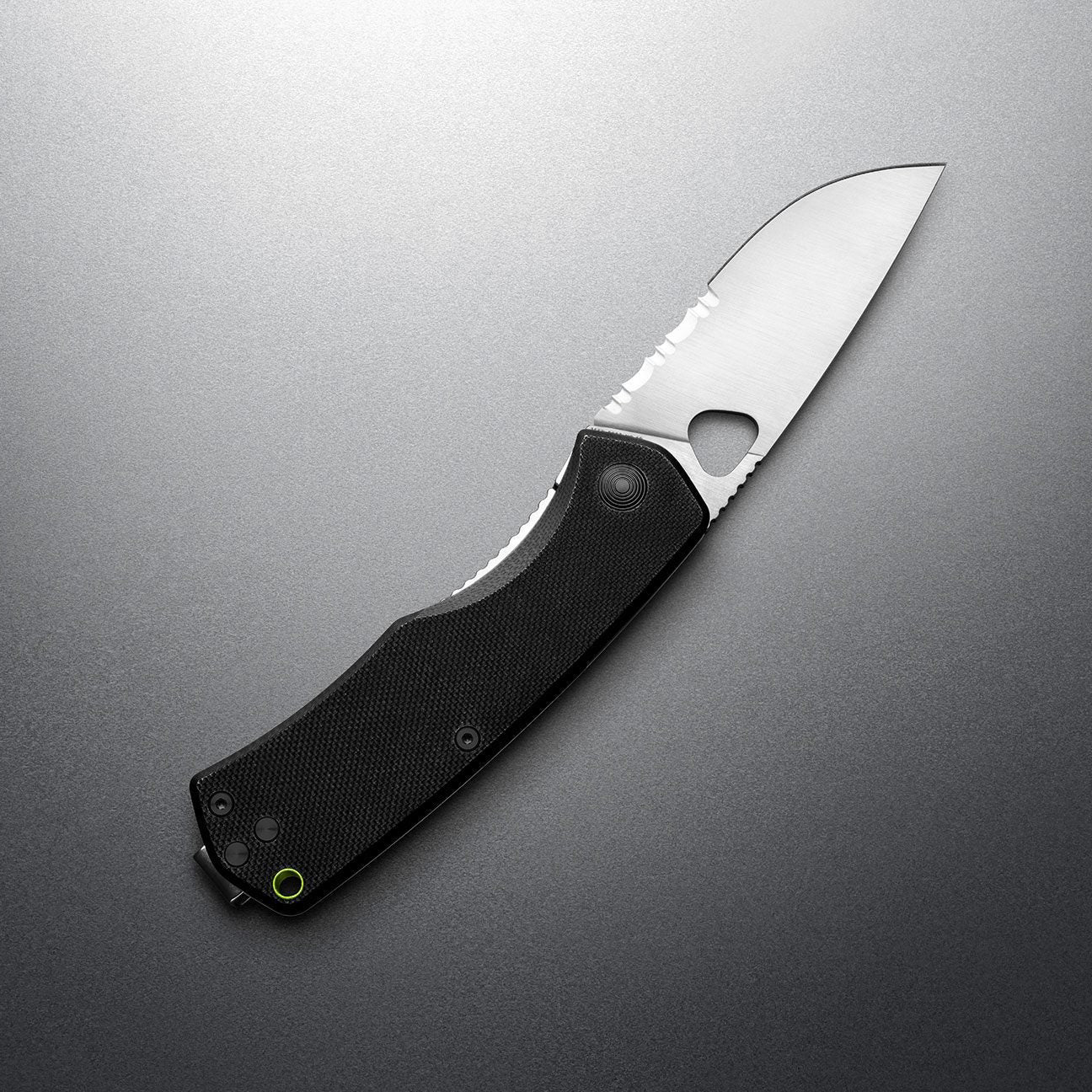The James Brand The Folsom G10 Serrated, Black/Stainless - Image 4