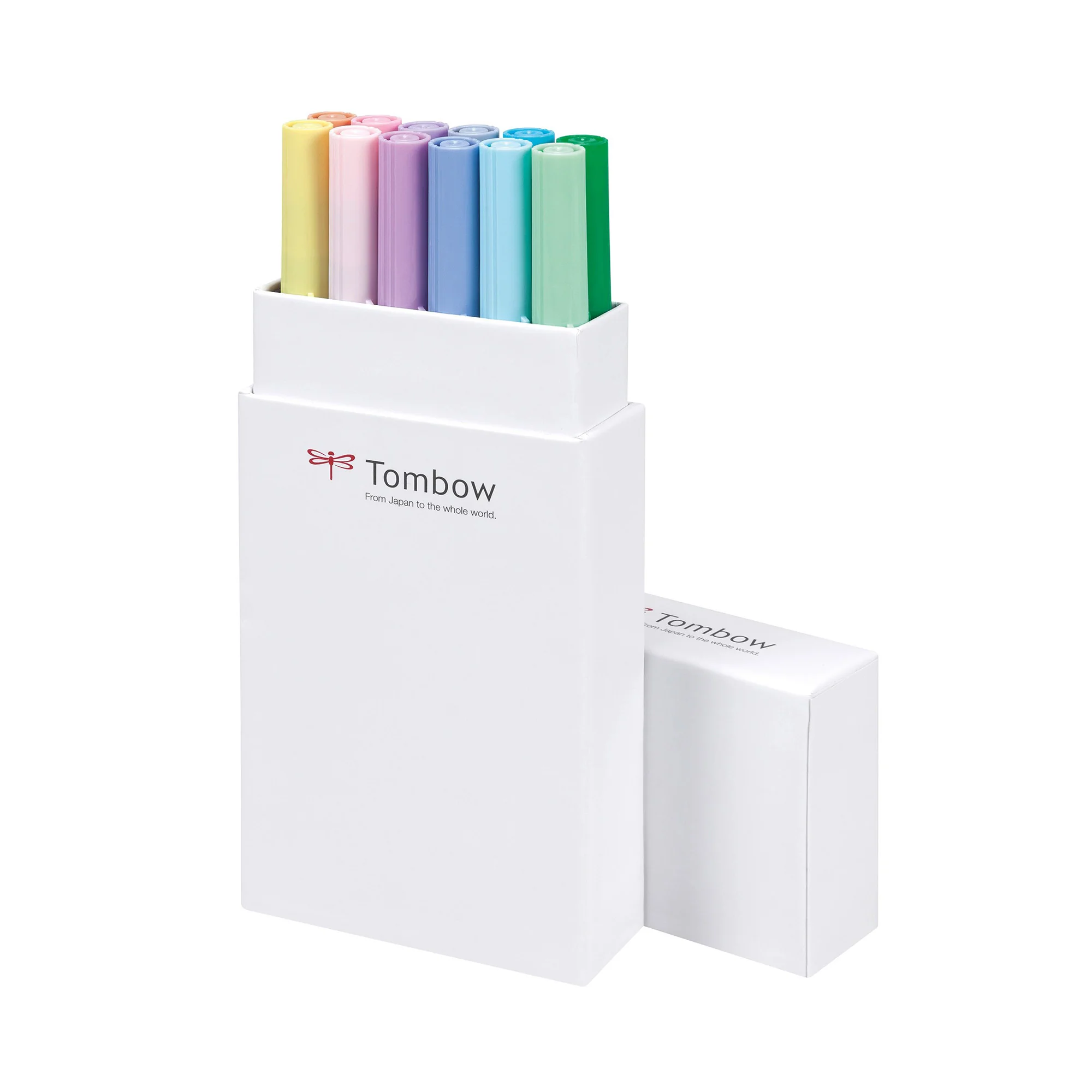 Tombow ABT Dual Brush 12P-2 Pastel (Sett med 12 Farger)
