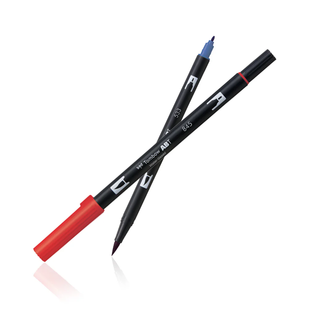 Tombow ABT Dual Brush 12P-2 Pastel (Sett med 12 Farger) - Image 5