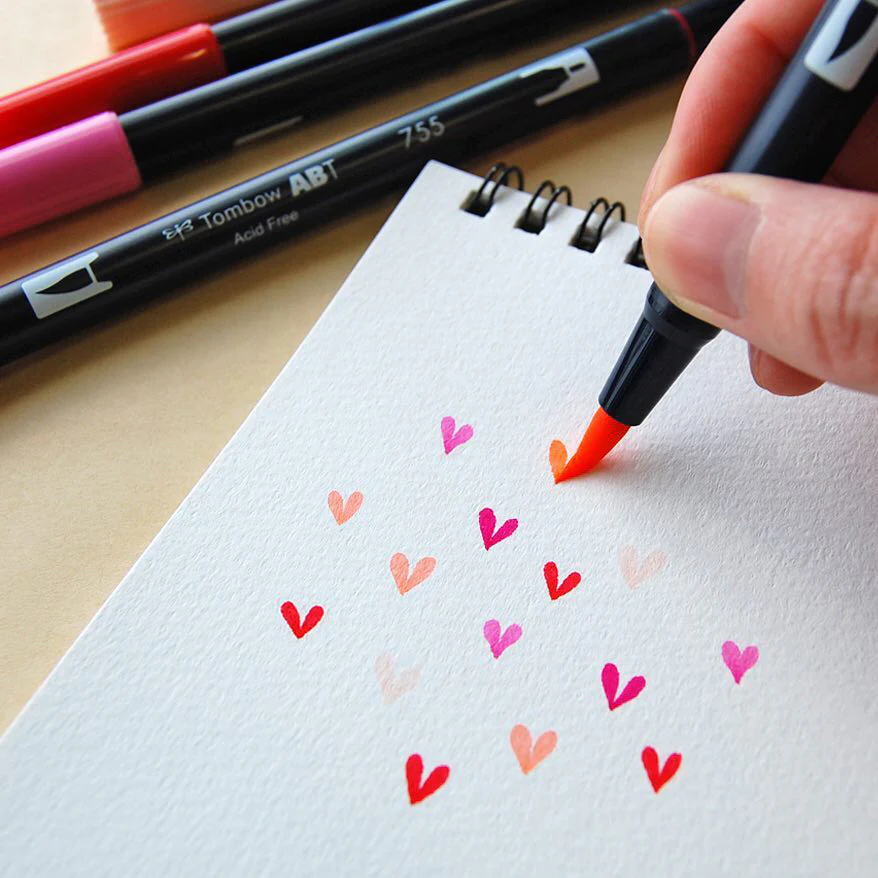 Tombow ABT Dual Brush 12P-2 Pastel (Sett med 12 Farger) - Image 6